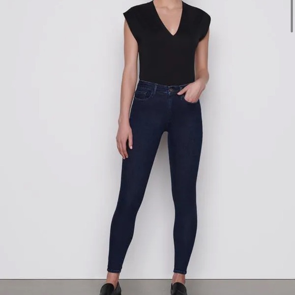 NWT Frame Le One Skinny Jeans- Size 1 - Picture 2 of 8